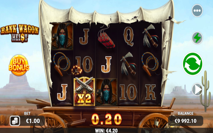 Bank Wagon Heist-džoker-online casino bonus-tom horn