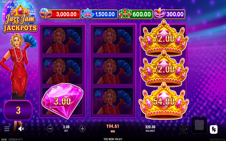 Jazz Jam Jackpots-respin bonus-online casino bonus-game art