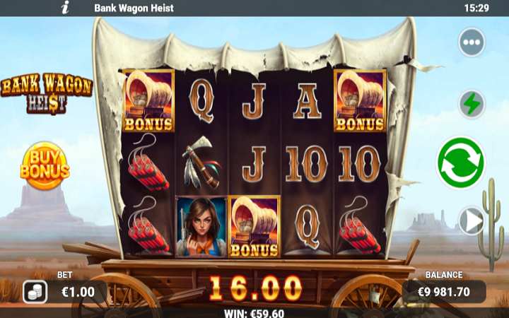 Bank Wagon Heist-skejter-online casino bonus-tom horn