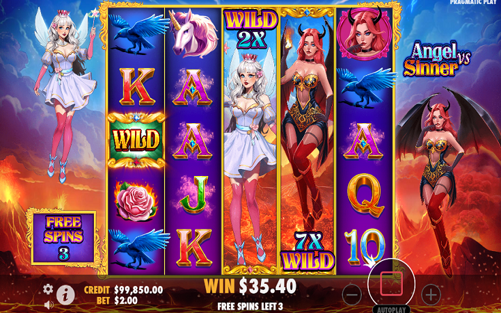 Angel vs Sinner-besplatni spinovi-online casino bonus-pragmatic play