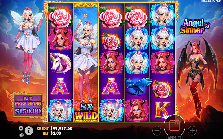 Angel vs Sinner-džoker sa množiocem-pragmatic play-online casino bonus