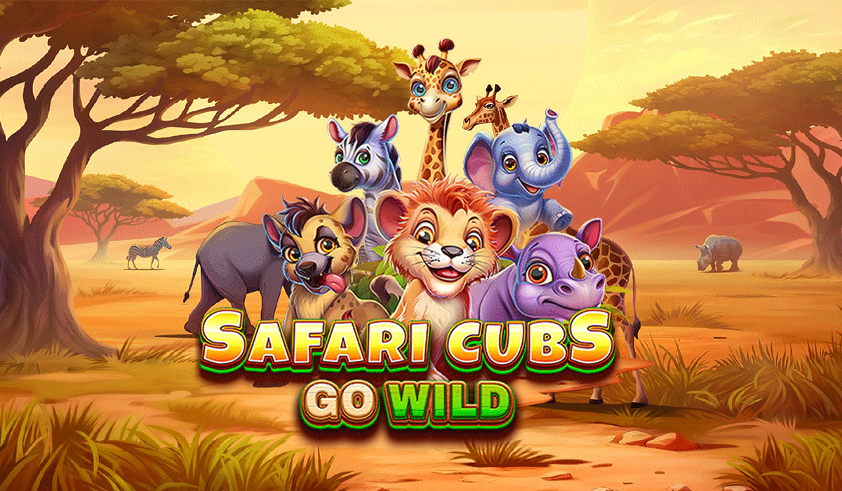 Safari Cubs Go Wild-online casino bonus-game art