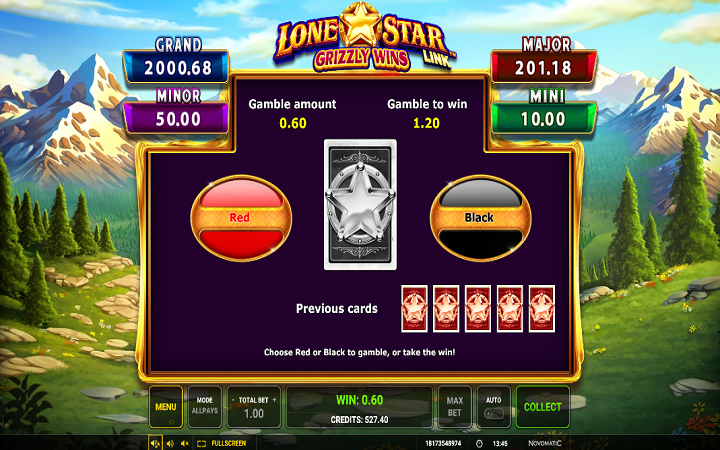 Lone Star Link Grizzly Wins-bonus igra-online casino bonus-novomatic
