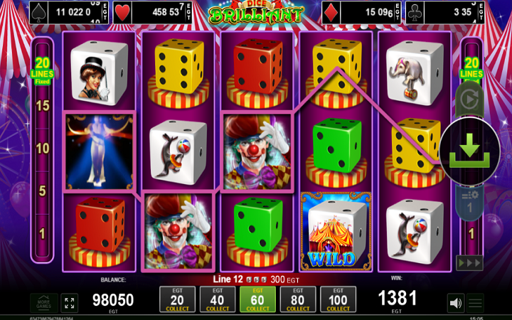Brilliant Dice-besplatni spinovi-online casino bonus-egt-amusnet