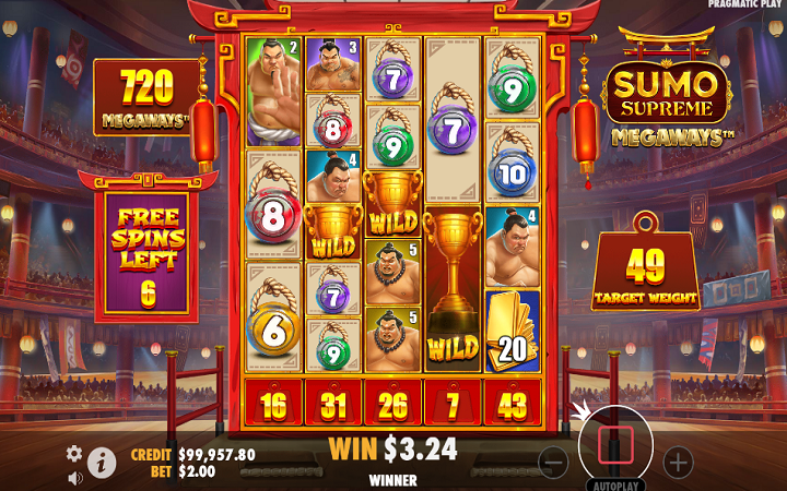 Sumo Supreme Megaways-besplatni spinovi-online casino bonus-pragmatic play