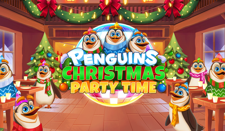 Penguins Christmas Party Time-pragmatic play-online casiino bonus