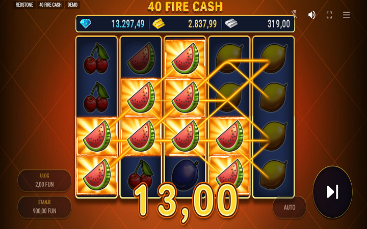 40 Fire Cash-dobitak-online casino bonus-redstone
