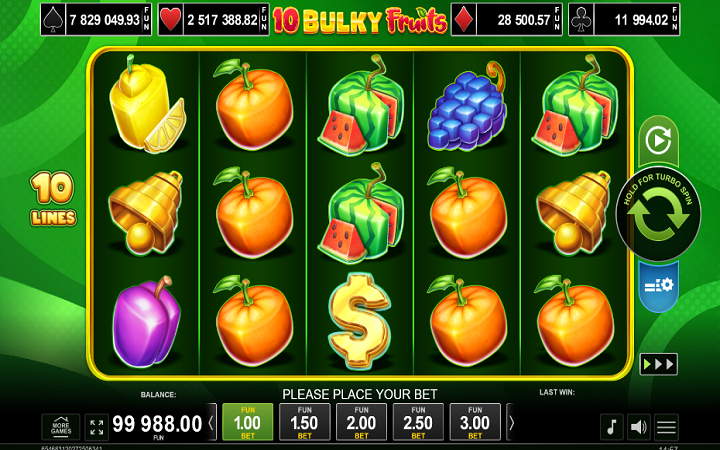 10 Bulky Fruits-online casino bonus-amusnet Interactive