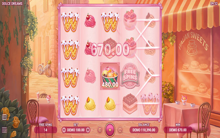 Dolce Dreams-besplatni spinovi-online casino bonus-evoplay