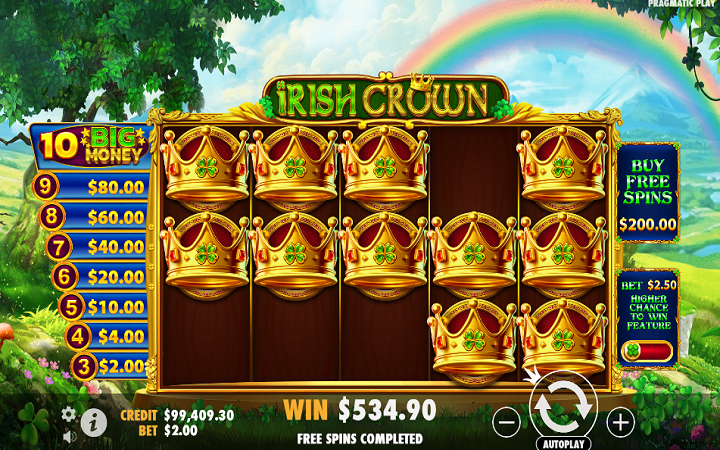 Irish Crown-big money-online casino bonus-pragmatic play