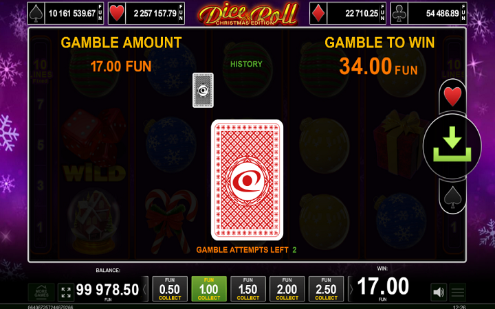 Dice and Roll Christmas Edition-bonus kockanja-online casino bonus-amusnet interactive