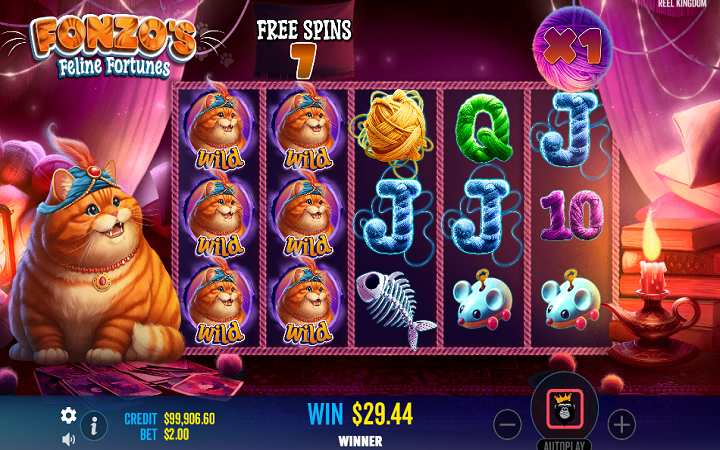 Fonzos Feline Fortunes-besplatni spinovi-pragmatic play-online casino bonus