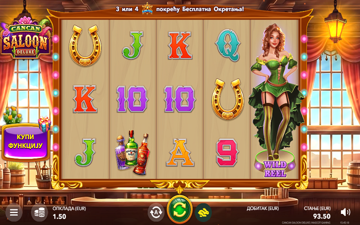 CanCan Saloon Deluxe-online casino bonus-mascot gaming