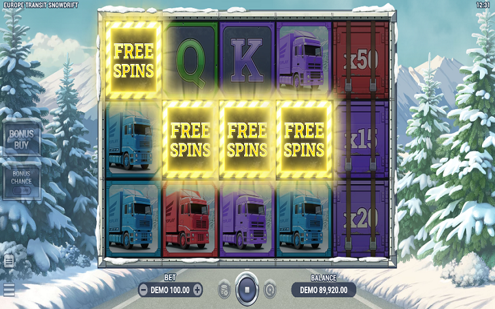 Europe Transit Snowdrift-skejter-evoplay-online casino bonus
