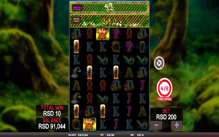 Million Irish-besplatni spinovi-online casino bonus-redrake