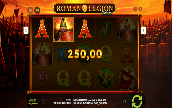 Roman Legion Deluxe-besplatni spinovi-online casino bonus-gamomat