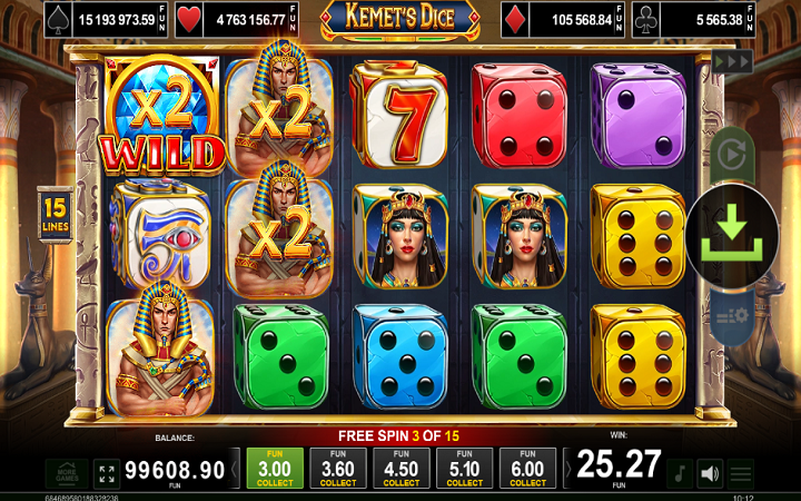 Kemets Dice-besplatni spinovi-online casino bonus-amusnet interactive