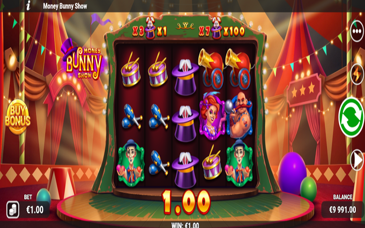 Money Bunny Show-šešir-online casino bonus-games global