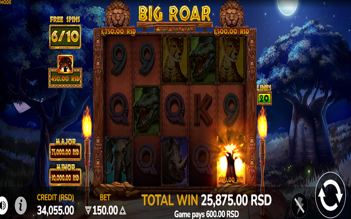 Big Roar-besplatni spinovi-online casino bonus-oryx