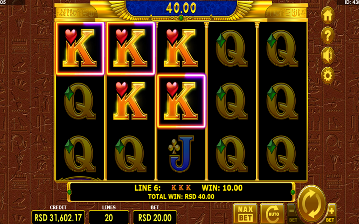 Pharaohs Gold 20-dobitak-K-online casino bonus-amatic online