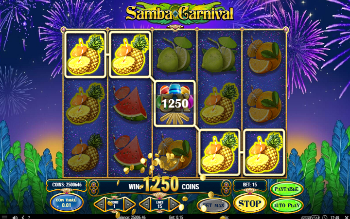 Samba Carnival-džoker-online casino bonus-play'n go