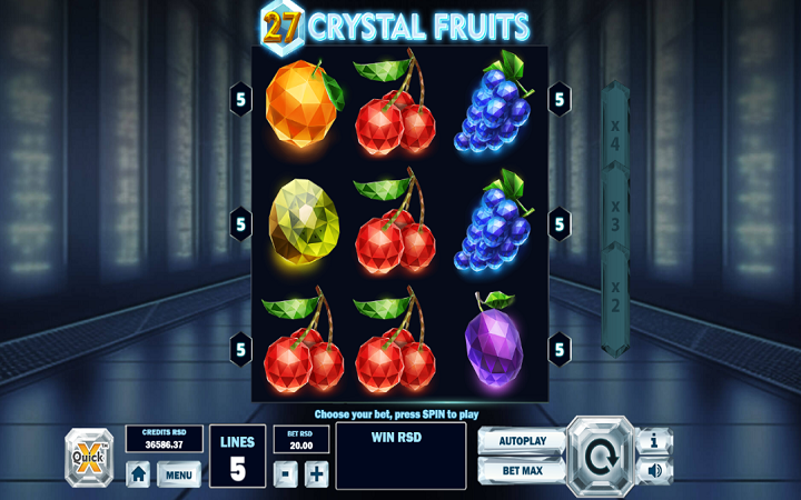 27 Crystal Fruits-online casino bonus-tom horn