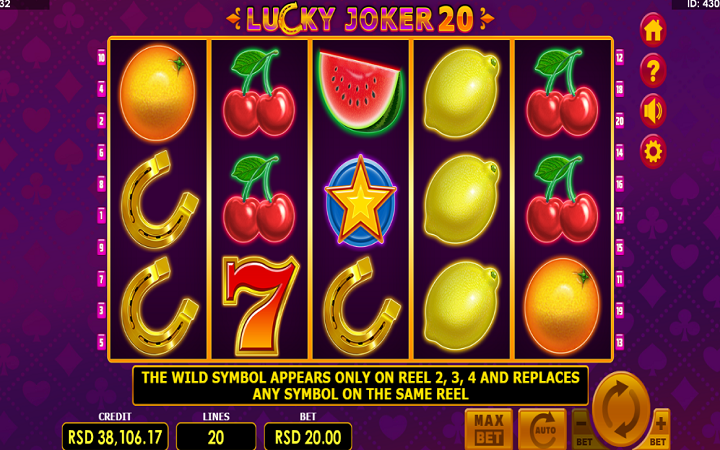 Lucky Joker 20-online casino bonus-amatic online