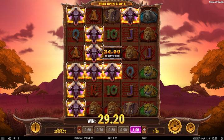 Safari of Wealth-besplatni spinovi 5x6-play'n go-online casino bonus