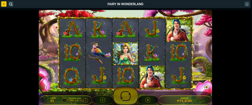Simboli u slotu Fairy in Wonderland