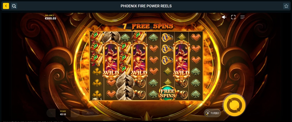 7 free spins Phoenix Fire