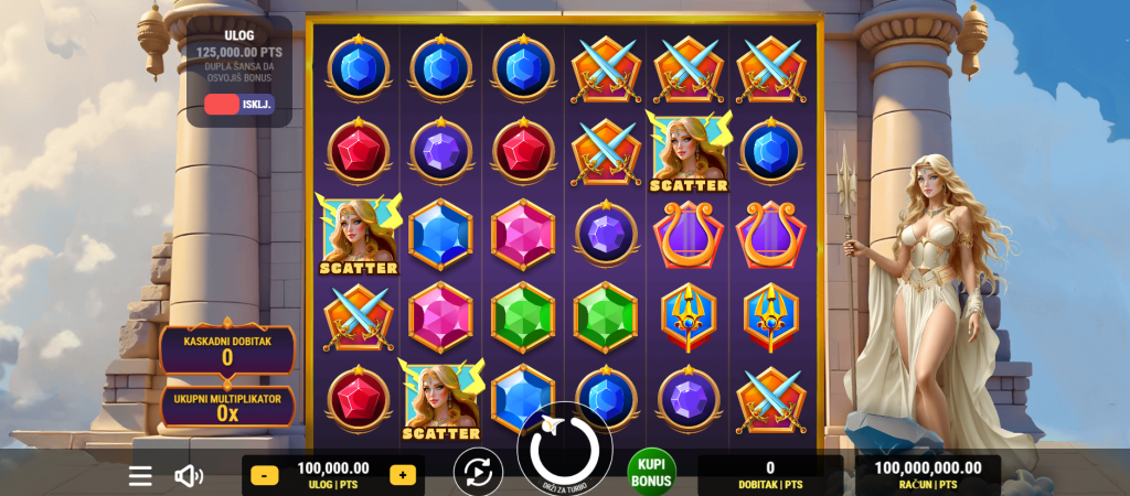 Top 5 slotova sa najvećom volatilnošću - Gates of Olympia