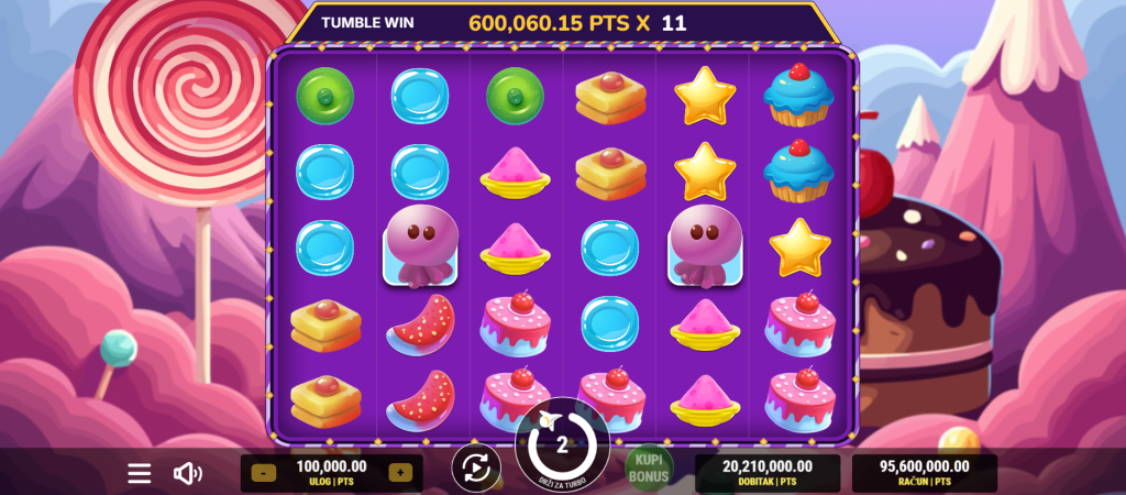 Candy’s Bonanza - Besplatni spinovi - Online casino bonus
