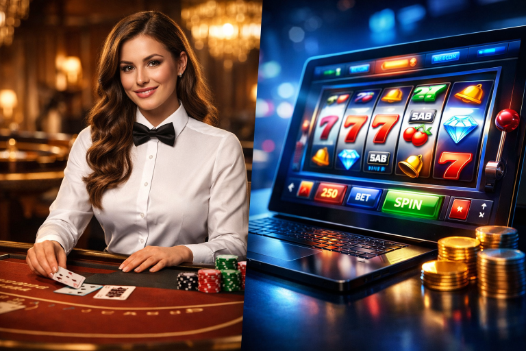 Live kazino vs. RNG igre