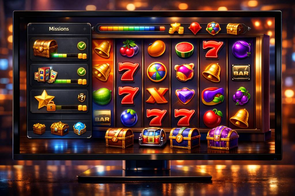 Slot misije i nivoi u kazinu - Online casino bonus
