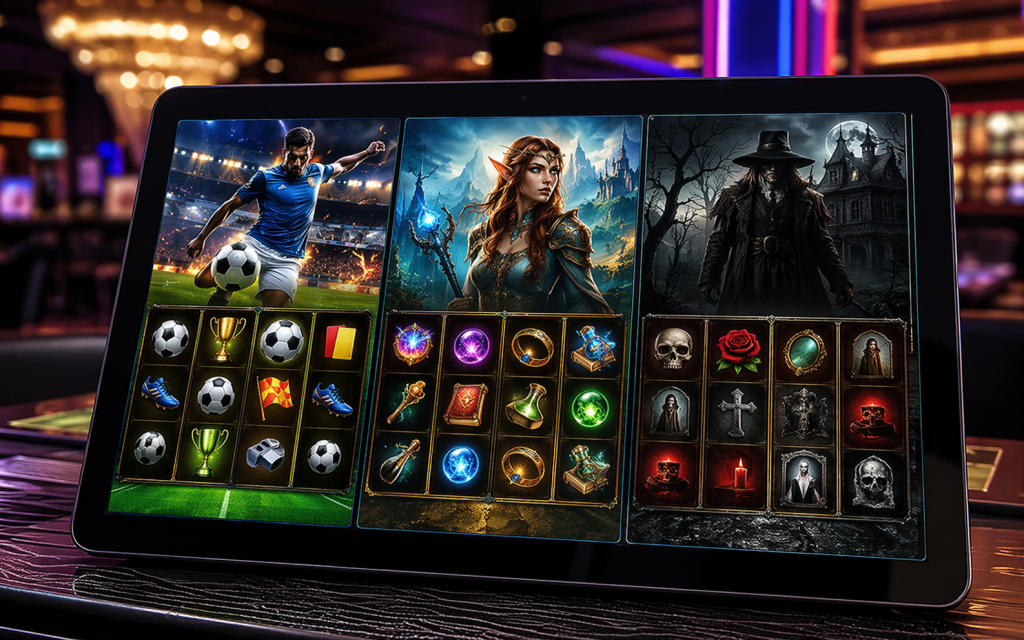 Različite tematike koje uticu na popularnost slotova