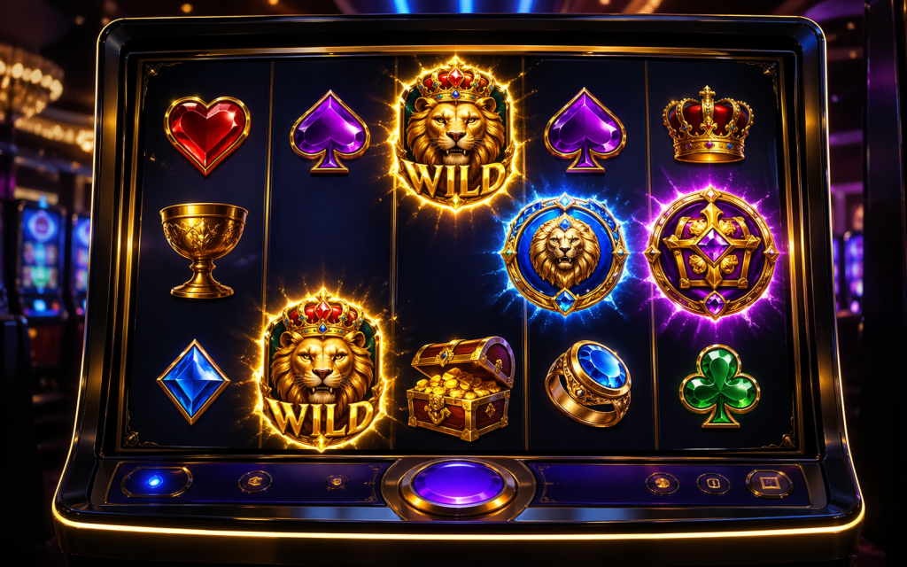 Wild, scatter i bonus simboli na modernom slotu